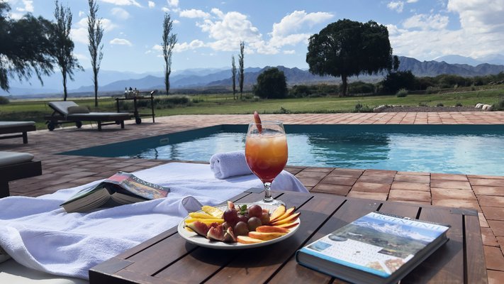 Descanso en piscina